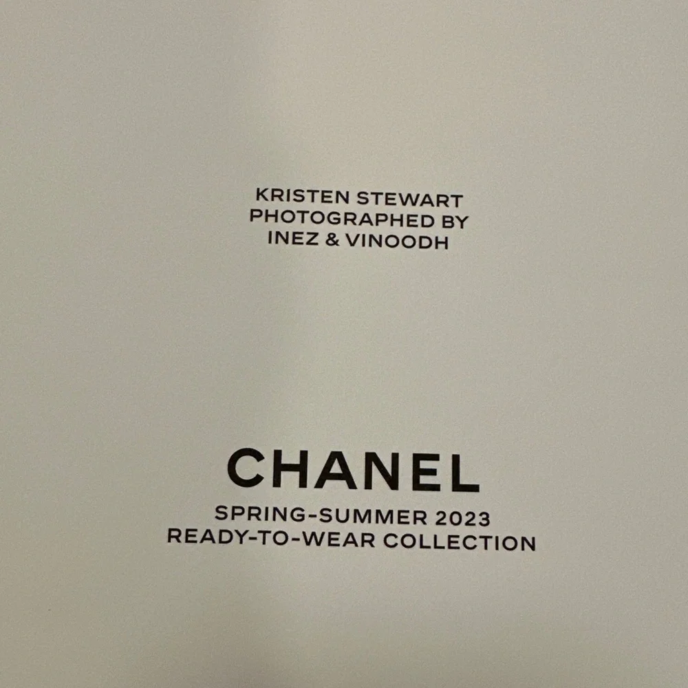 Chanel spring summer 2023 ready to wear book and price list. Hard back